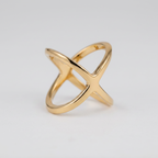 Cross I Scarf Ring