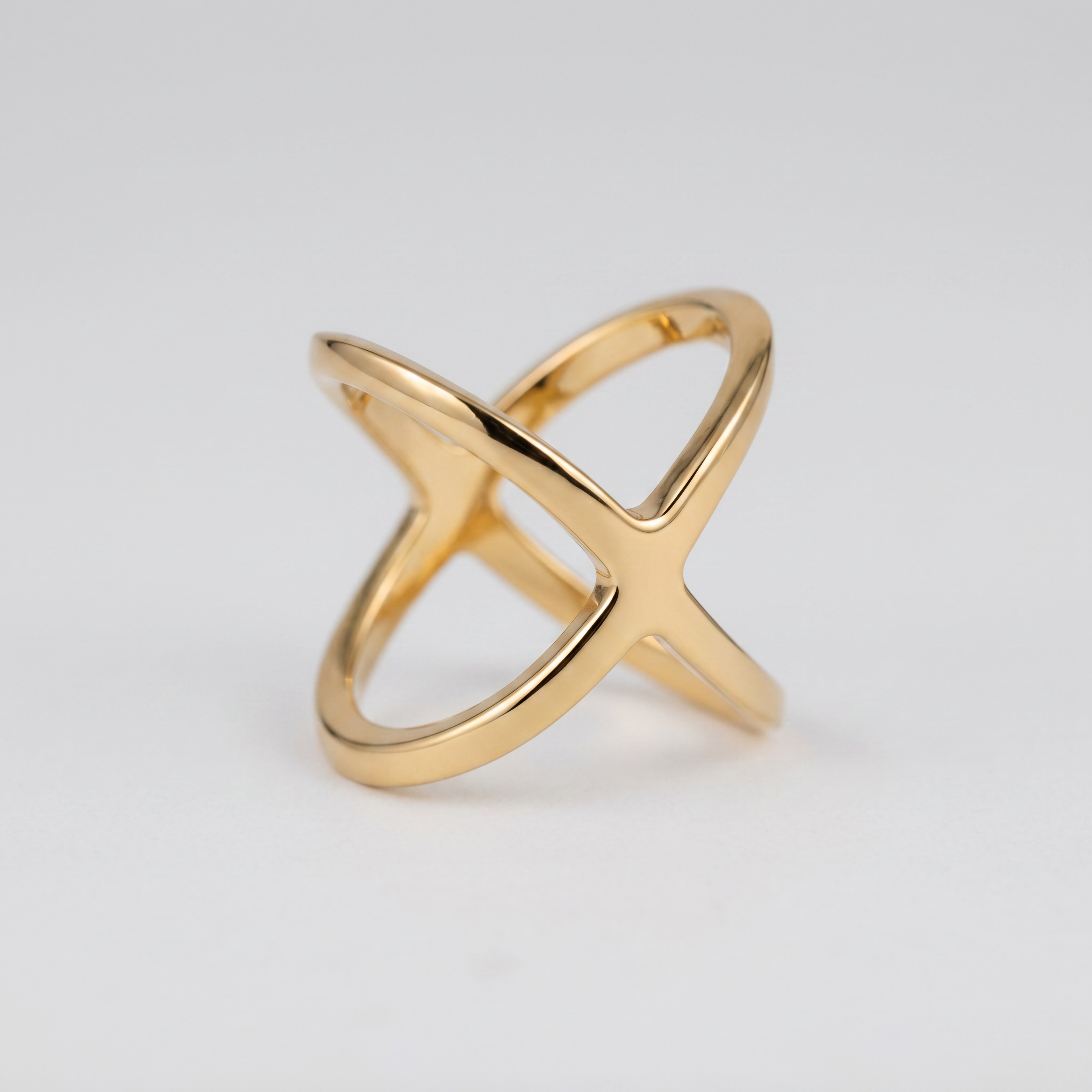 Cross I Scarf Ring